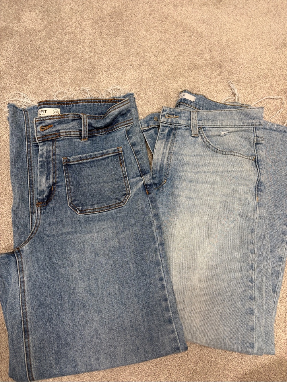 Bundles of 2 : Joe’s Straight and Oat Wide Leg Jeans